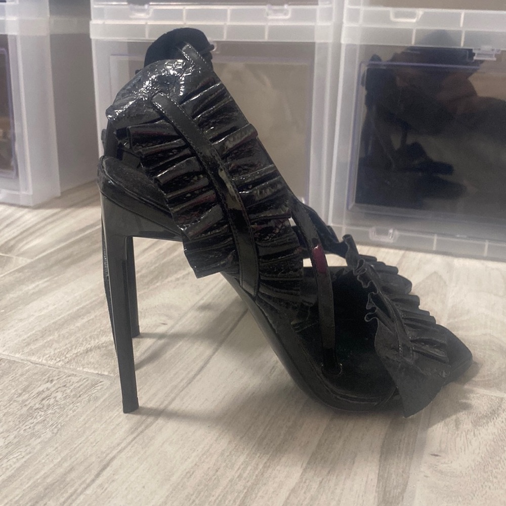 Black Saint Laurent sandals